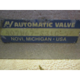 Automatic Valve 407B67-S31C-5 Solenoid Valve - Used