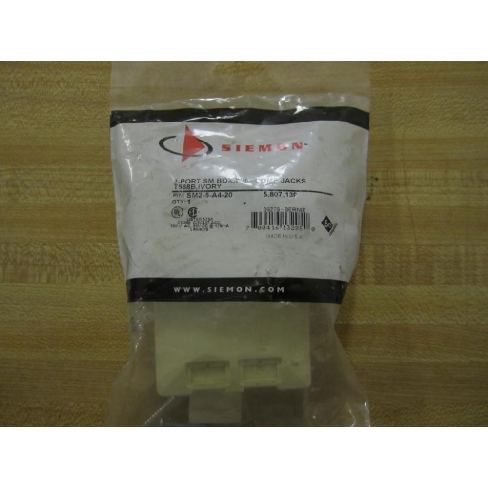 Siemon SM2-5-A4-20 2-Port Small Box