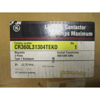 GE General Electric CR360L31304TEKD Contactor