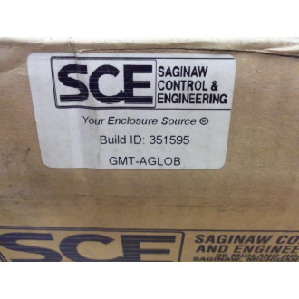 Saginaw Control & Engineering 351595 Panel Enclosure GMT-AGLOB - Used