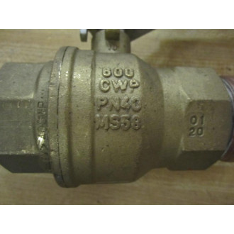Jamesbury 1-12" 600 CWP Ball Valve - Used