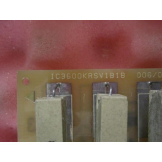 General Electric IC3600KRSV1B1B Relay Board - Used