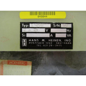 Hans M Heinen ING 61290 Circuit Board - Used