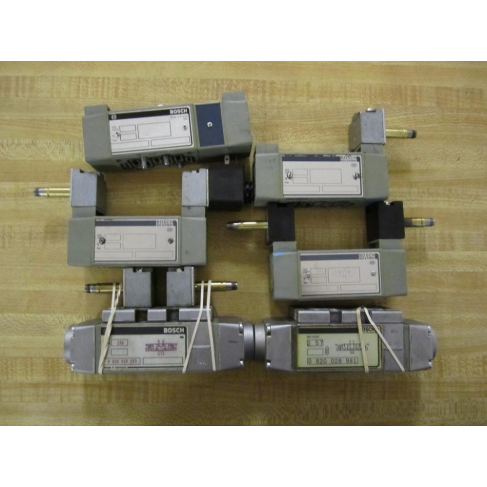 Rexroth Bosch Group Valves Valve For Parts Or Repair (Pack of 6) - Used