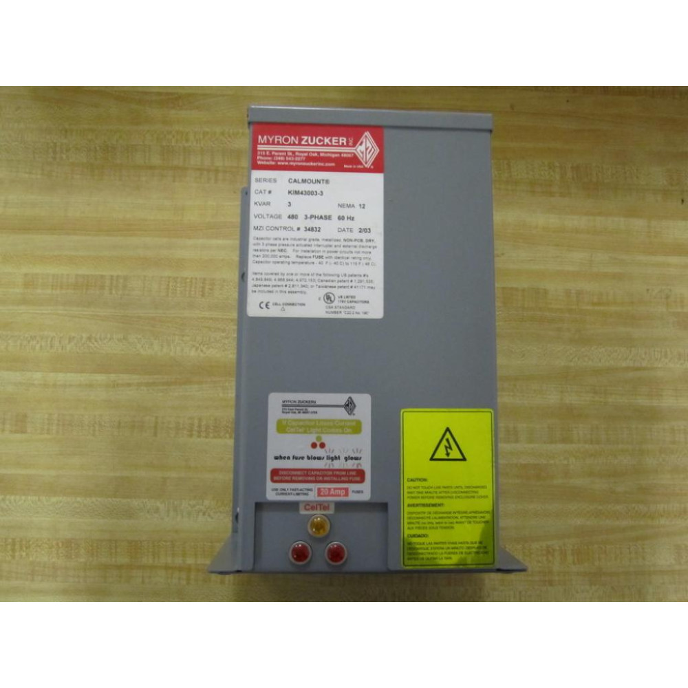 Myron Zucker KIM43003-3 Capacitor - New No Box