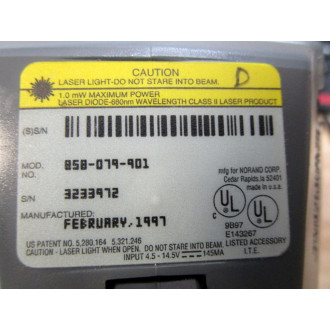 Norand 245-188-001002 Scanners 1 w Battery & Cover (Pack of 2) - Used