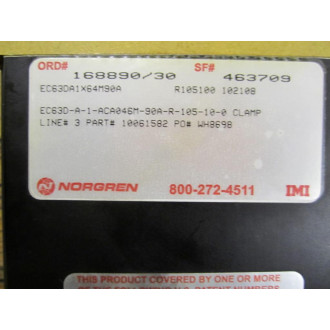 Norgren 16889030 Clamp - New No Box