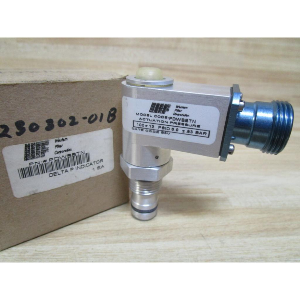 Western Filter PDWBBTN Pressure Indicator