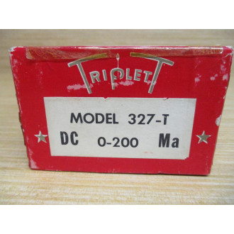 Triplett 327-T DC 0-200 MA Panel Meter 327T