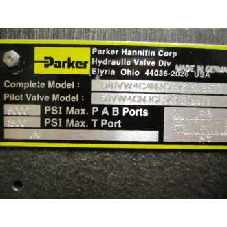 Parker D81VW4C4NJCL5675XB577 Valve - New No Box