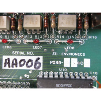 STI Environecs P-383-12-D2 Circuit Board P38312D2 - Used