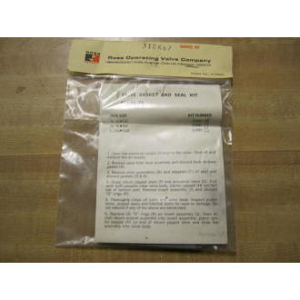 Ross 310K87 Valve Service Kit 38"-12"