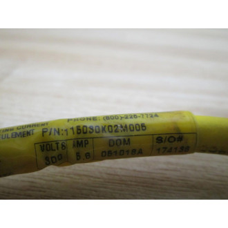 Brad Harrison 116030K02M006 Cordset - Used