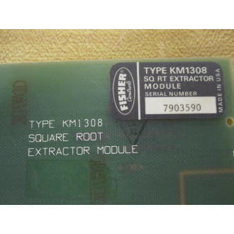 Fisher Controls KM1308 Square Root Module - New No Box