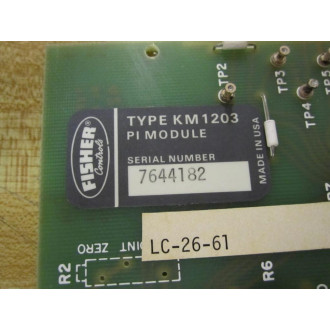 Fisher Controls KM1203 PI Module - New No Box