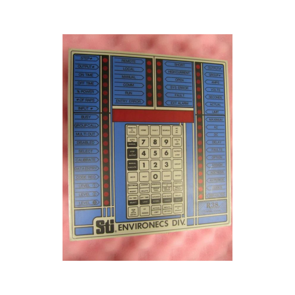 STI Environecs 36-P371-02-E2 Keypad - New No Box