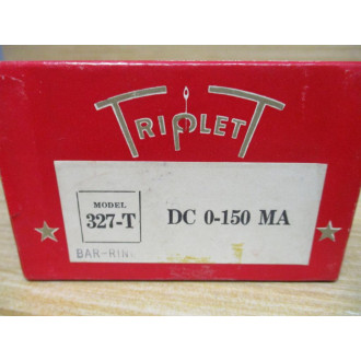 Triplett 327-T DC 0-150 MA Panel Meter 327T