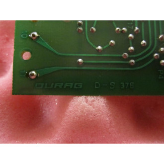 Durag D-S 378 D S 378 DS378 Circuit Board - Used
