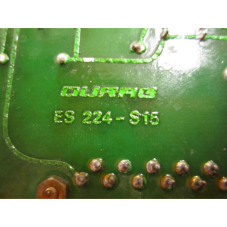 Durag ES 224-S15 Module Printed Circuit - Used