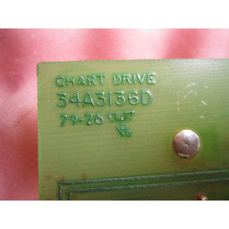 34A3136D Chart Drive Board - Used