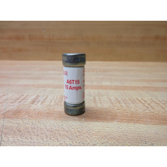 Gould Shawmut Ferraz A6T15 Fuse Cross Ref 4ZAE4 (Pack of 2) - New No Box