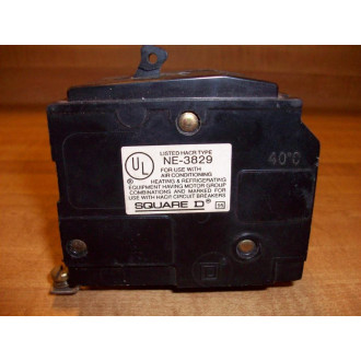 Square D NE-6630 NE-3829 30A Circuit Breaker - Used