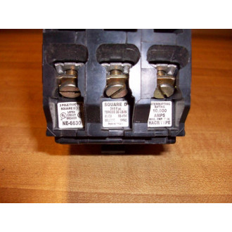 Square D NE-6630 NE-3829 30A Circuit Breaker - Used