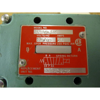 Numatics 35SAD43AK Valve Rebuilt - Used
