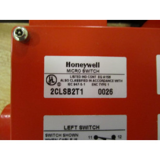 Honeywell 2CLSB2T1 Limit Switch
