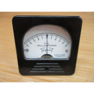 Triplett 327-T DC 5-0-5 MA Panel Meter 327T