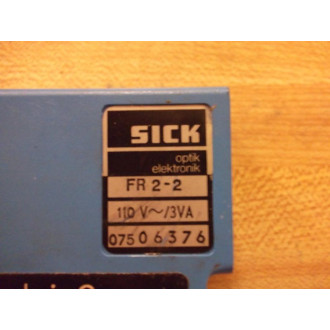 Sick Optic FR 2-2 Photoelectric Sensor - New No Box