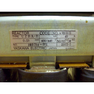 Yaskawa Electric UZBA-B Reactor UZBAB Serial 3ES784-001 - New No Box