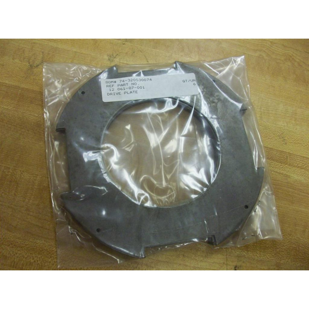 061-07-001 Steel Drive Plates Set Of 6 74-320S30074 - New No Box