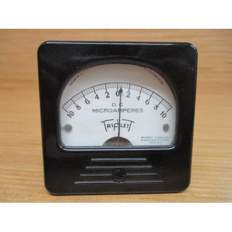 Triplett 327-T DC 10-0-10 MA Panel Meter 327T