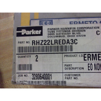 Parker RHZ22LREDA3C Valve (Pack of 2)
