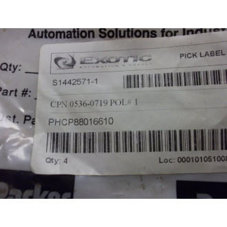 Parker S1442571-1 CPN 0536-0719 POL1 (Pack of 4)