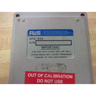 Rochester DPG-600 Gauge DPG600 - Used