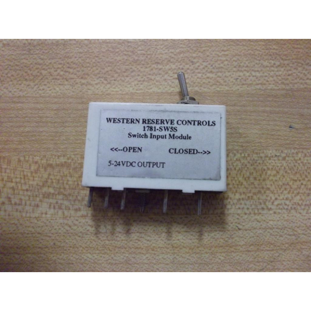 Western Reserve Controls 1781-SW5S Switch Input Module (Pack of 2) - Used