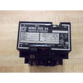 Square D 8536 AG-1 Starter Contactor - Used
