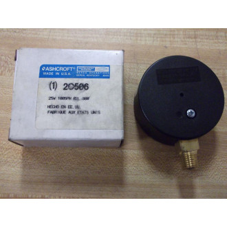 Ashcroft 2C506 25W 1005PH 02L 30 Pressure Gauge