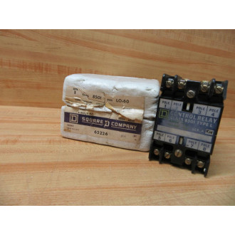 Square D 8501-LO-60 Magnetic Relay 65226 8501-L0-60 Chipped Corner