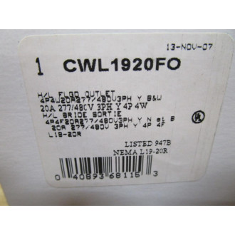 Cooper CWL1920FO Flanged Outlet CWL1920F0