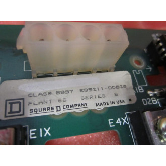 Square D 8997-EQ5211-DDB20 Circuit Board 30615-393-51 Rev. E Series B - Used