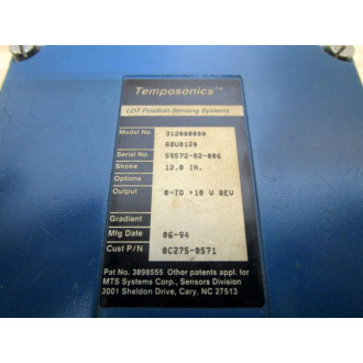 Temposonics 312000000RBU0120 LTD Position Sensing System - Used