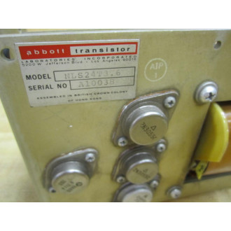 Abbott Transistor NLS24T3.6 NLS24T36 Transistor - Used