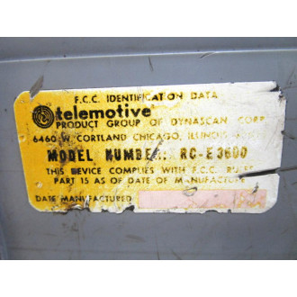 Telemotive RC-E3600 Crane Control - Used