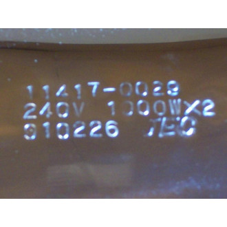 JEC 114170029 Heater 11517-0029 115170029