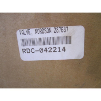 Nordson 287687 A Sanitary Valve Stainless Steel 316L - New No Box