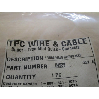 TPC 84939 Cable Receptacle