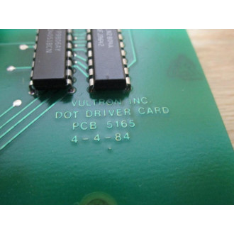 Vultron PCB5165 Dot Driver Card - New No Box